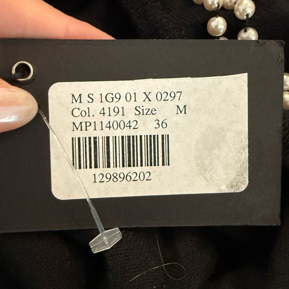 LOVE MOSCHINO TOP WITH PEARLS - Picture 9 of 9